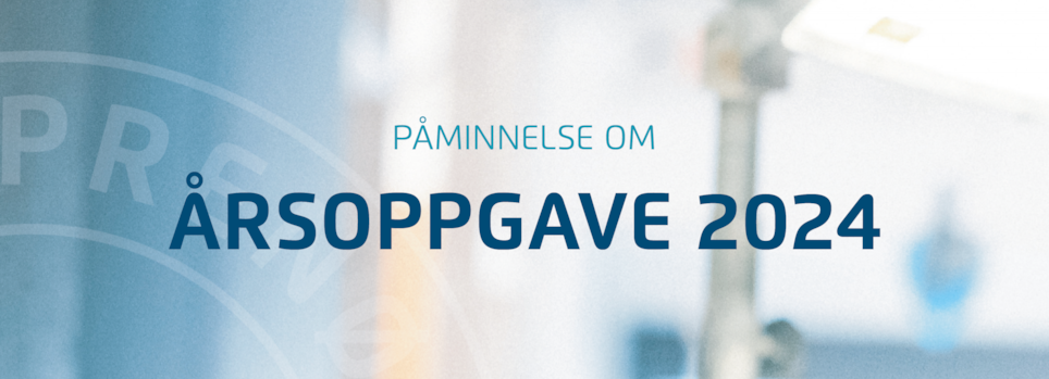 Årsoppgave 2024 - påminnelse om å fylle ut årsoppgaven fra NHO.