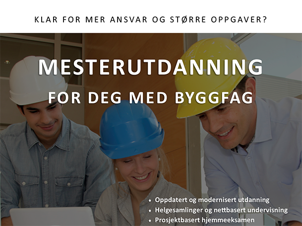 Søknadsfristen for mesterutdanning hos Bli Mester er 14. august, og over halvparten av alle plassene er alt søkt på.