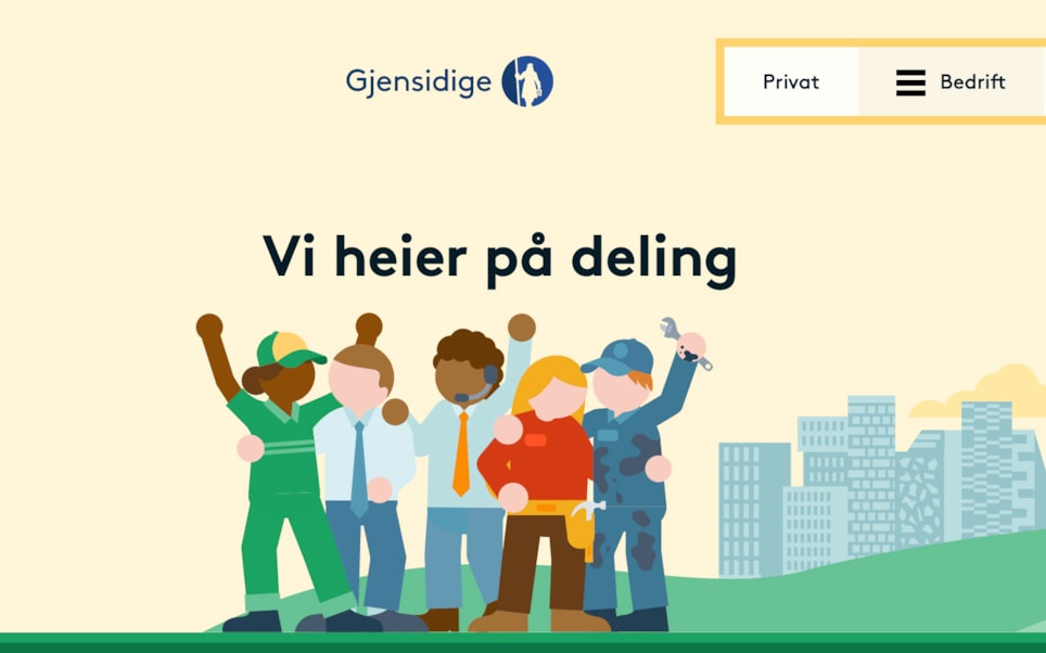 Skjermdump: gjensidige.no